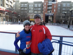 Post Race at Pentagon Row Ice Rink