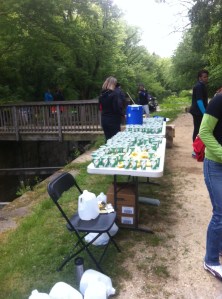 Aid Station at Lock 7