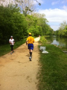 Runners on the C&O path
